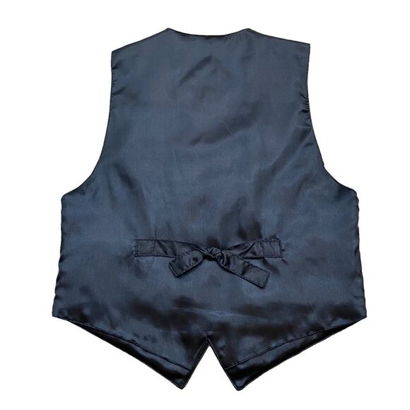 Ladies‎ Quarters Brand Black Suede Snap Button Vest Size Medium - Picture 2 of 14